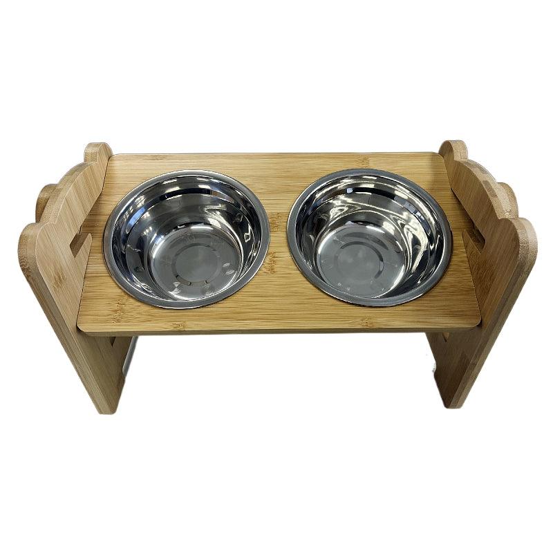 ペット 食器 犬用 猫用 餌台 食器台 フードボウル ご飯台 脚付 エサ台 6段階 高さ調整可能 15度傾斜 頸椎を保護す 滑り止め 新品未使用 - 楽カート