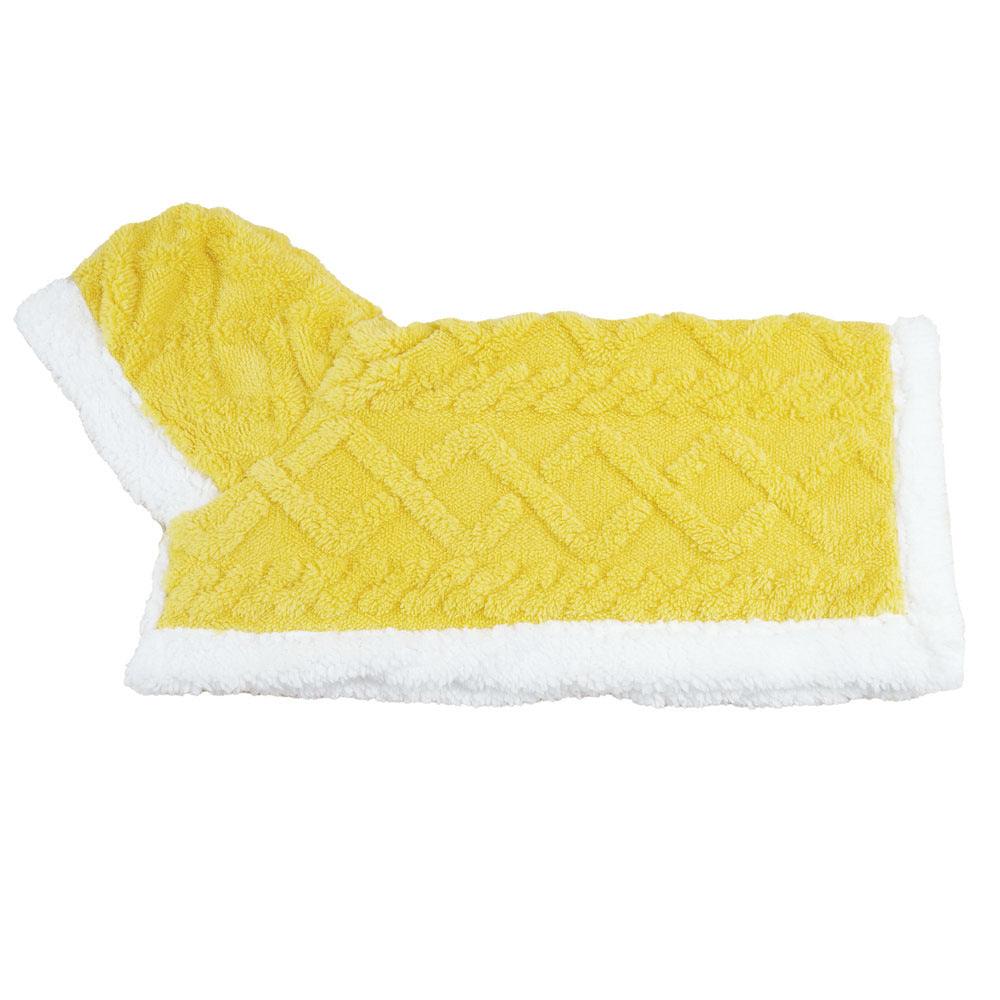 猫犬ペットマント 犬 着る毛布 犬用ポンチョドッグウエア ブランケット 防寒 もこもこ 可愛い 人気 ファッション 暖かい 防寒 コート 帽子付き 洗える 着脱が簡単 - 楽カート